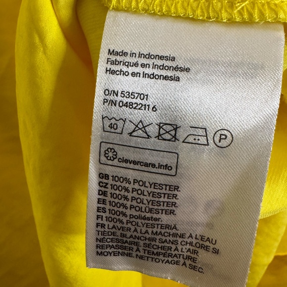 H&M+ Yellow Summer Spring EASTER Vibrant Womens Tank Top Plus Size 18 XL-XXL - Picture 6 of 6